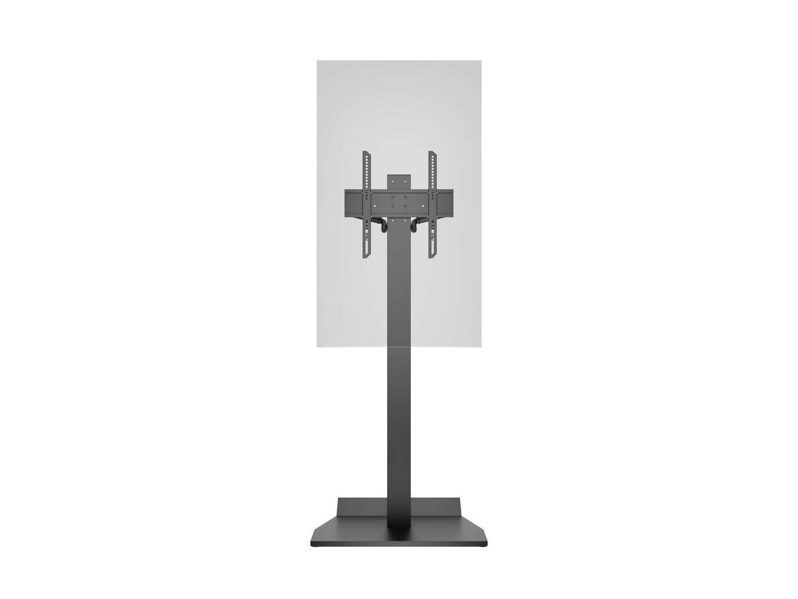 Multibrackets M Tilt & Roll Plus Black Mobile Floor Stand for 32"-55" Screens | 7340234810215 Floor Stand Multibrackets