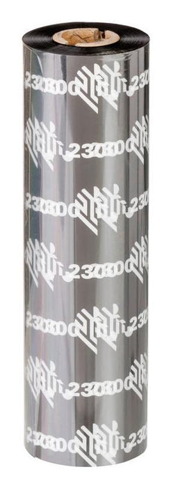 Zebra Media 2300 Wax Ribbon / Black | 02300GS06407 Printer Consumable Zebra