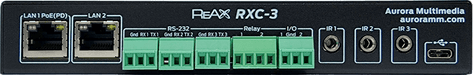 Aurora Multimedia RXC-3-G2 ReAX Control Processor w/ Additional Serial & Ethernet Control Ports Control Processor Aurora