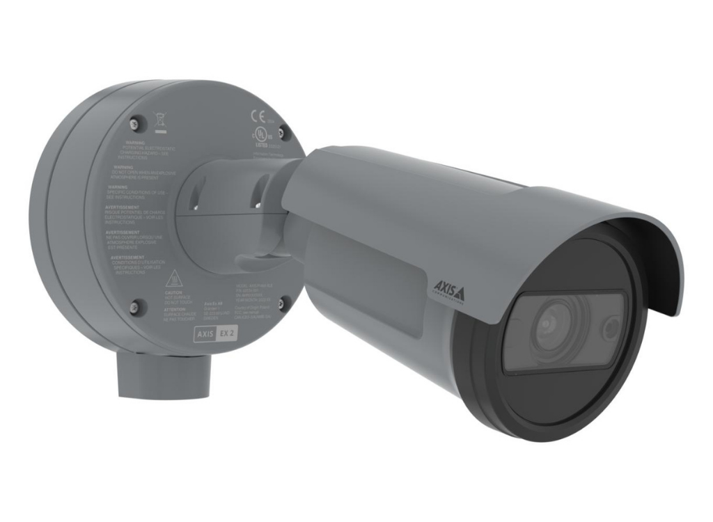 Axis P1468-XLE Zone/Division 2-Certified Explosion-Protected Bullet Camera Security Camera Axis