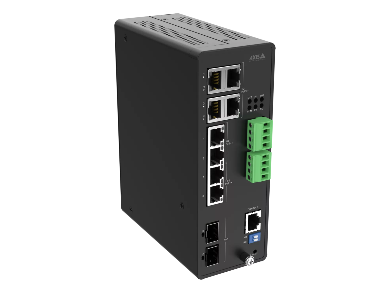 Axis D8208-R Managed Industrial Switch with 90W PoE++ Network Switch Axis