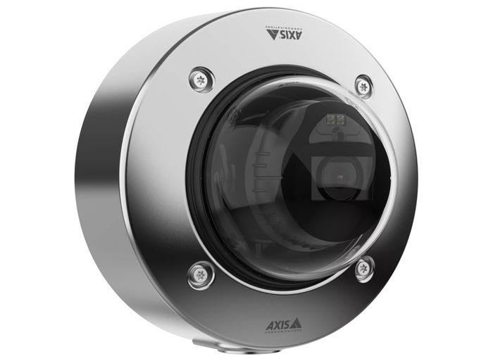 Axis P3268-SLVE 8MP Stainless Steel IP Camera with Deep Learning Analytics Security Camera Axis
