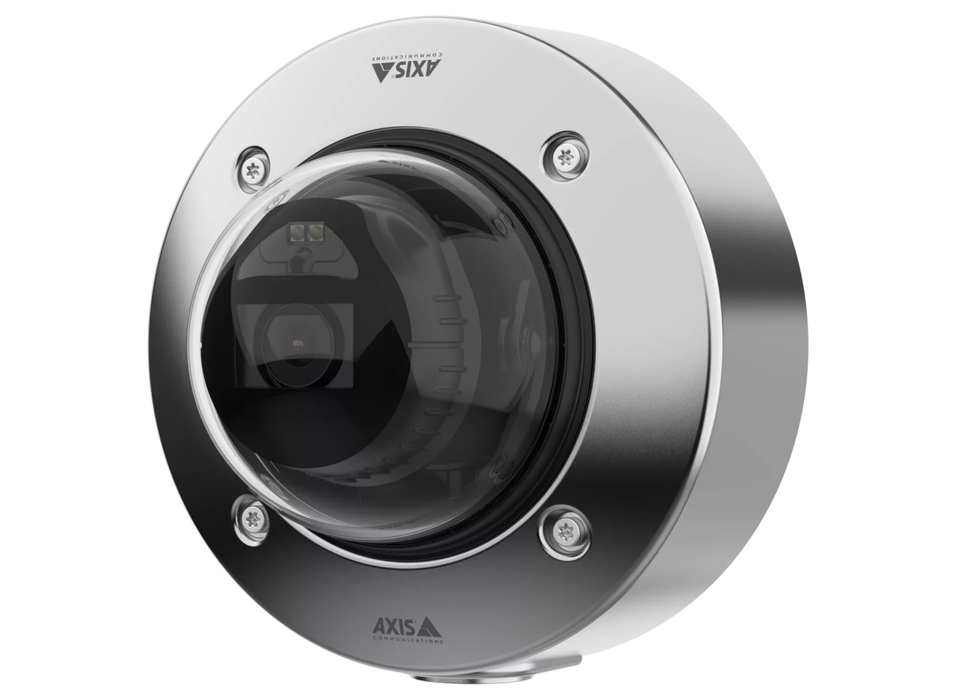 Axis P3268-SLVE 8MP Stainless Steel IP Camera with Deep Learning Analytics Security Camera Axis