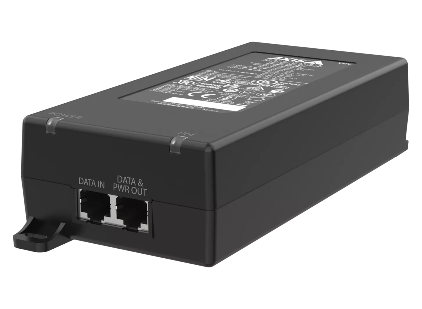 Axis TU8004 90W PoE Midspan for High-Power Devices Security Camera Accessories Axis