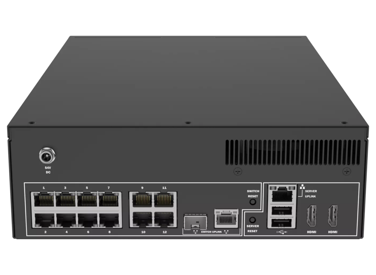 Axis S2212 Mk II 6TB 12-Channel Surveillance Recorder with PoE Network Video Recorder Axis
