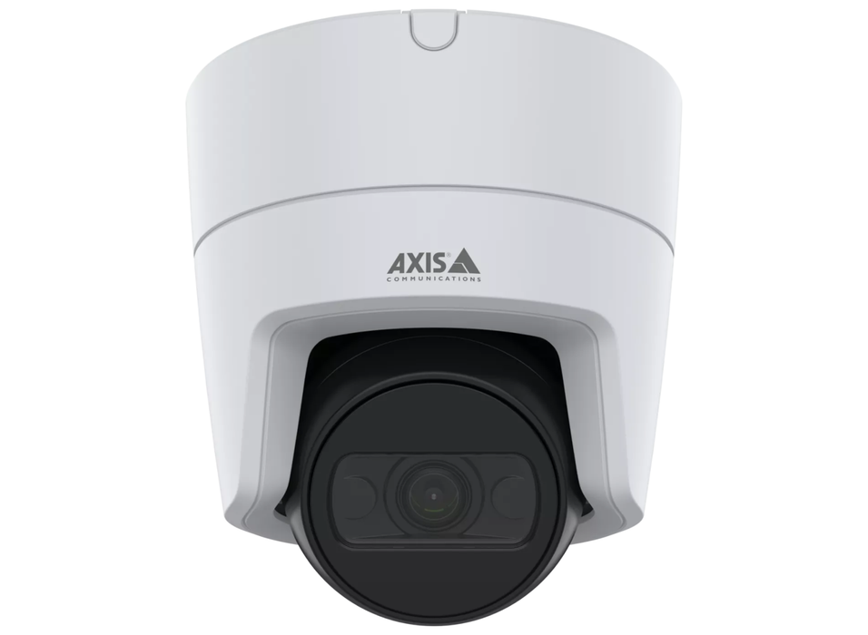 Axis M3128-LVE 8MP 4K Outdoor Turret Camera with AI Analytics | White Security Camera Axis