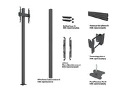 Multibrackets MBFC1U M Floorstands Column Pro - (32"-65") Floor Stand Multibrackets