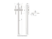 Multibrackets MBFC1U M Floorstands Column Pro - (32"-65") Floor Stand Multibrackets