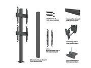 Multibrackets MBFC2U M Floorstands Column Pro - (32"-65") Floor Stand Multibrackets