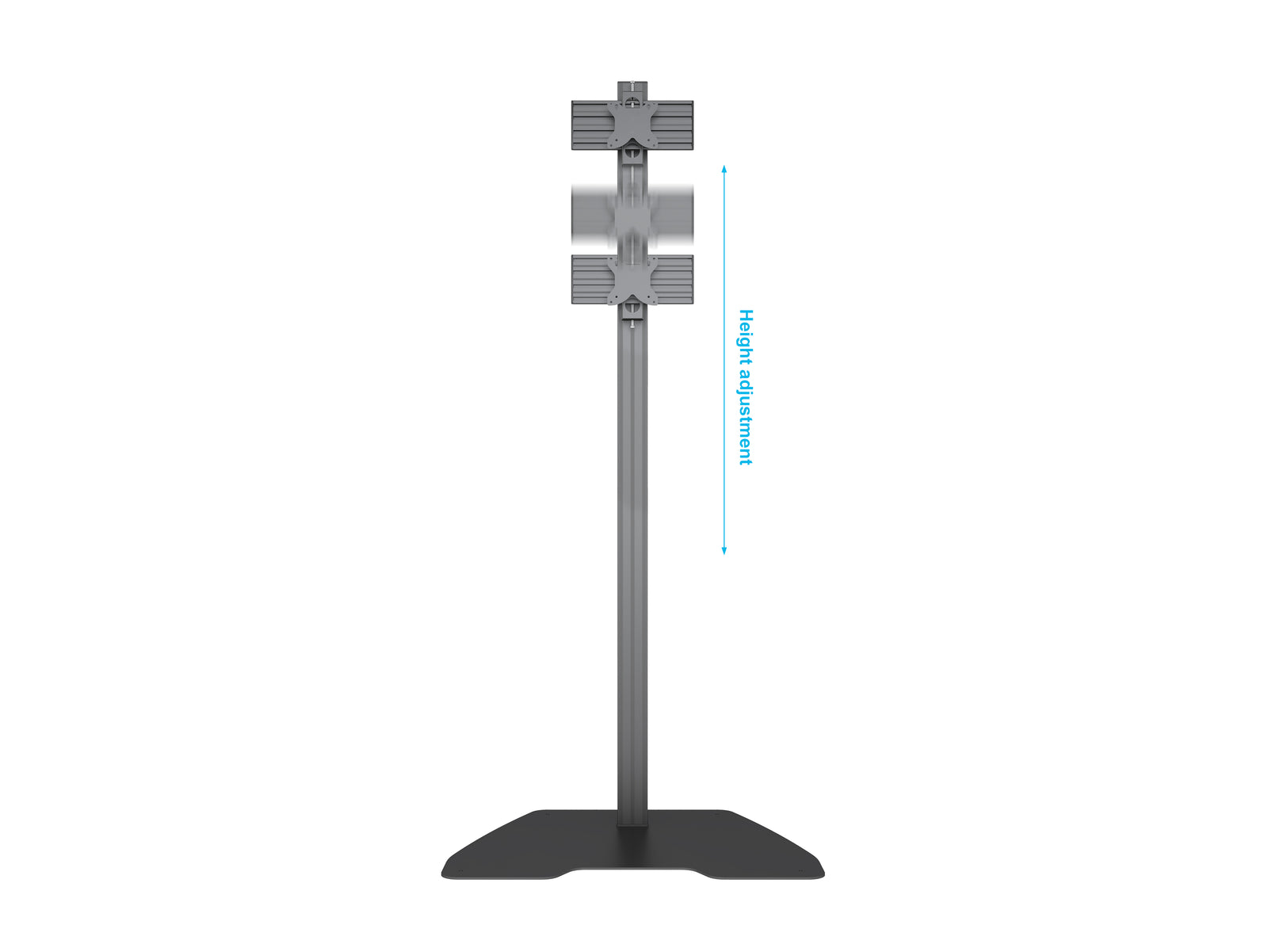 Multibrackets MBFSC2U M Pro 1.8m 2-Screen Floor Stand For 15"-32" Screens | 7340234810314