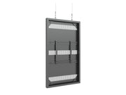 Multibrackets M Pro Series Enclosure 65" Wire Slim Medium Black Signage Display Enclosures Multibrackets