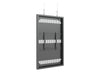 Multibrackets M Pro Series Enclosure 65" Wire Slim Medium Black Signage Display Enclosures Multibrackets