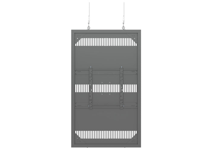 Multibrackets M Pro Series Enclosure 65" Wire Slim Medium Black Signage Display Enclosures Multibrackets