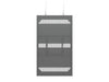 Multibrackets M Pro Series Enclosure 65" Wire Slim Medium Black Signage Display Enclosures Multibrackets