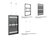 Multibrackets M Pro Series Enclosure 65" Wire Slim Medium Black Signage Display Enclosures Multibrackets