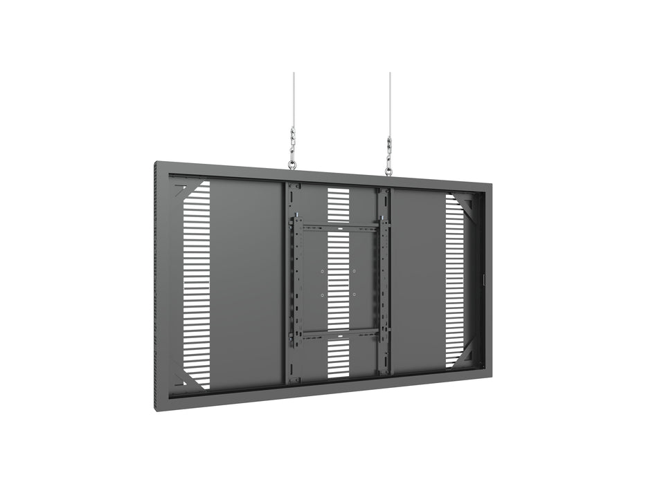 Multibrackets M Pro Series Enclosure 65" Wire Slim Medium Black Signage Display Enclosures Multibrackets