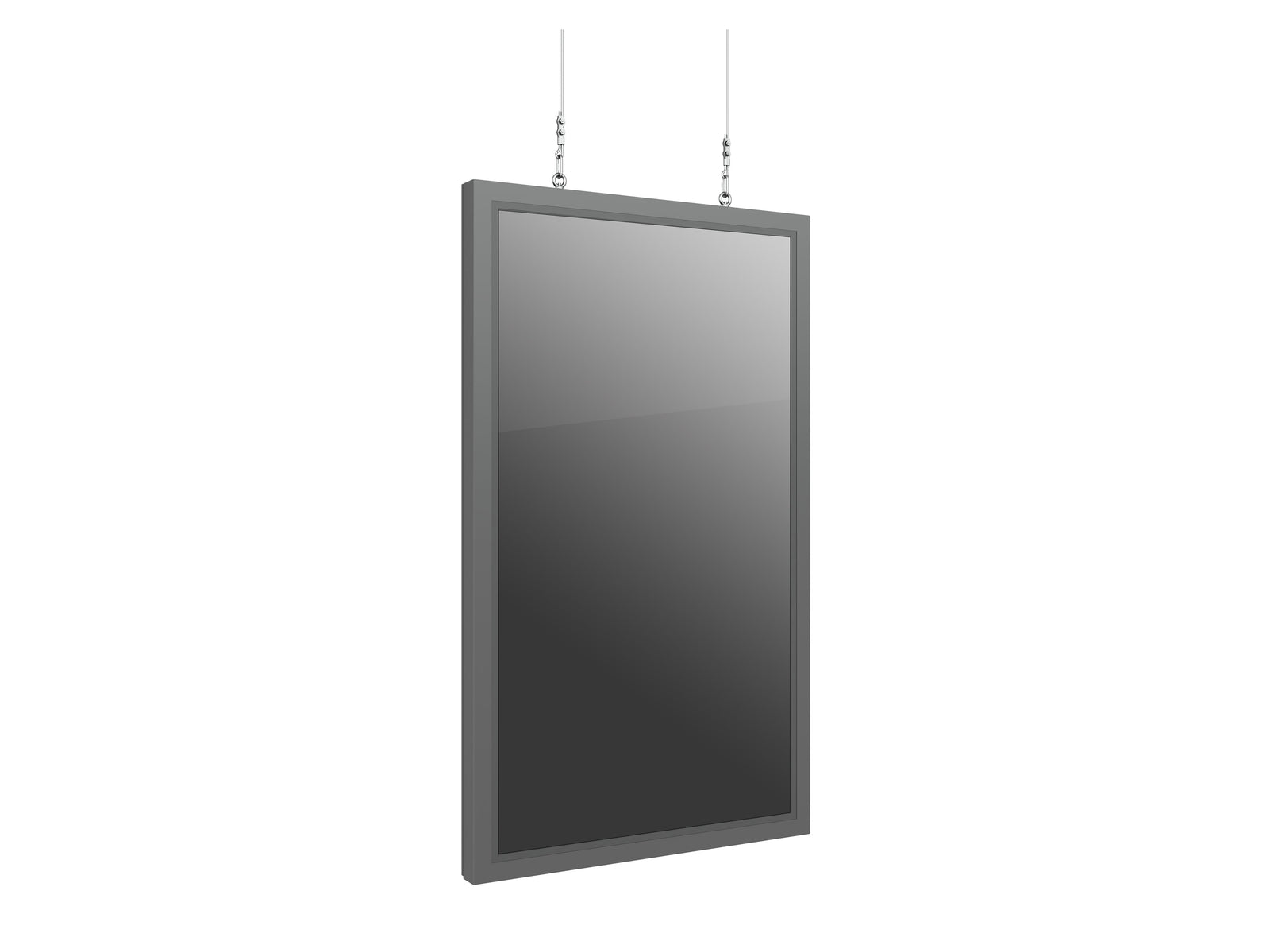Multibrackets M Pro Series Enclosure 65" Wire Slim Medium Black Signage Display Enclosures Multibrackets