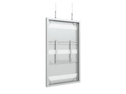 Multibrackets M Pro Series Enclosure 65" Wire Slim Medium White Signage Display Enclosures Multibrackets