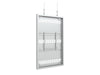 Multibrackets M Pro Series Enclosure 65" Wire Slim Medium White Signage Display Enclosures Multibrackets