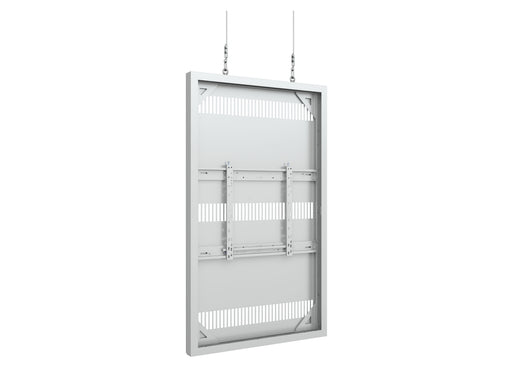 Multibrackets M Pro Series Enclosure 65" Wire Slim Medium White Signage Display Enclosures Multibrackets
