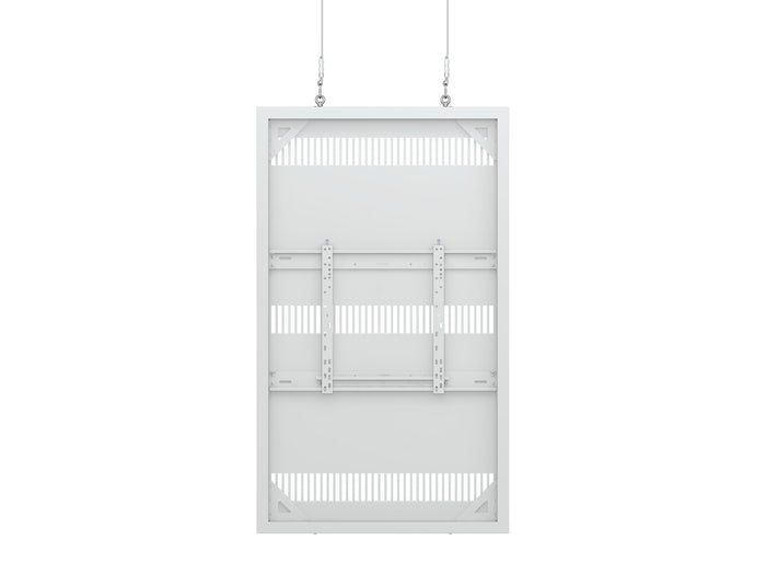 Multibrackets M Pro Series Enclosure 65" Wire Slim Medium White Signage Display Enclosures Multibrackets