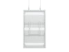 Multibrackets M Pro Series Enclosure 65" Wire Slim Medium White Signage Display Enclosures Multibrackets