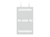 Multibrackets M Pro Series Enclosure 65" Wire Slim Medium White Signage Display Enclosures Multibrackets