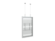 Multibrackets M Pro Series Enclosure 65" Wire Slim Medium White Signage Display Enclosures Multibrackets
