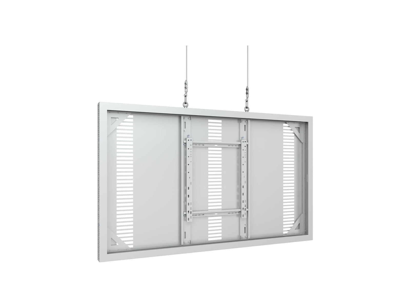 Multibrackets M Pro Series Enclosure 65" Wire Slim Medium White Signage Display Enclosures Multibrackets