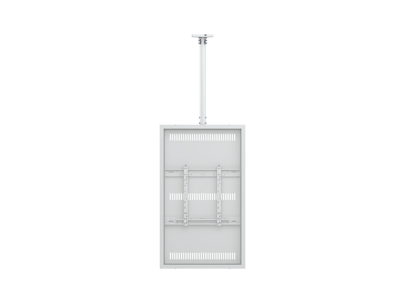 Multibrackets M Pro Series Enclosure 55" Slim Ceiling Medium White Signage Display Enclosures Multibrackets