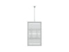Multibrackets M Pro Series Enclosure 55" Slim Ceiling Medium White Signage Display Enclosures Multibrackets