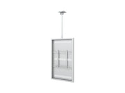 Multibrackets M Pro Series Enclosure 55" Slim Ceiling Medium White Signage Display Enclosures Multibrackets
