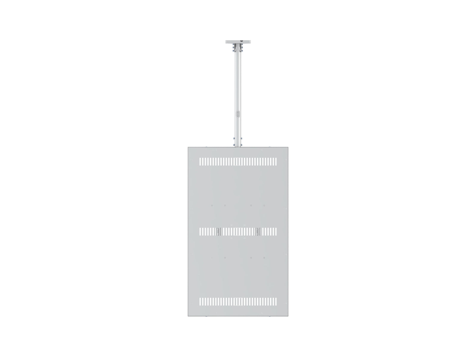 Multibrackets M Pro Series Enclosure 55" Slim Ceiling Medium White Signage Display Enclosures Multibrackets