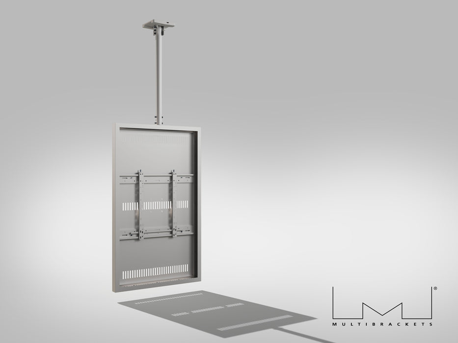 Multibrackets M Pro Series Enclosure 55" Slim Ceiling Medium White Signage Display Enclosures Multibrackets
