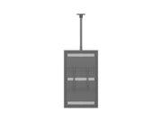 Multibrackets M Pro Series Enclosure 55" Slim Ceiling Medium Black Signage Display Enclosures Multibrackets