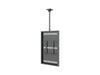 Multibrackets M Pro Series Enclosure 55" Slim Ceiling Medium Black Signage Display Enclosures Multibrackets