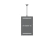 Multibrackets M Pro Series Enclosure 55" Slim Ceiling Medium Black Signage Display Enclosures Multibrackets