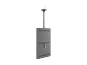 Multibrackets M Pro Series Enclosure 55" Slim Ceiling Medium Black Signage Display Enclosures Multibrackets