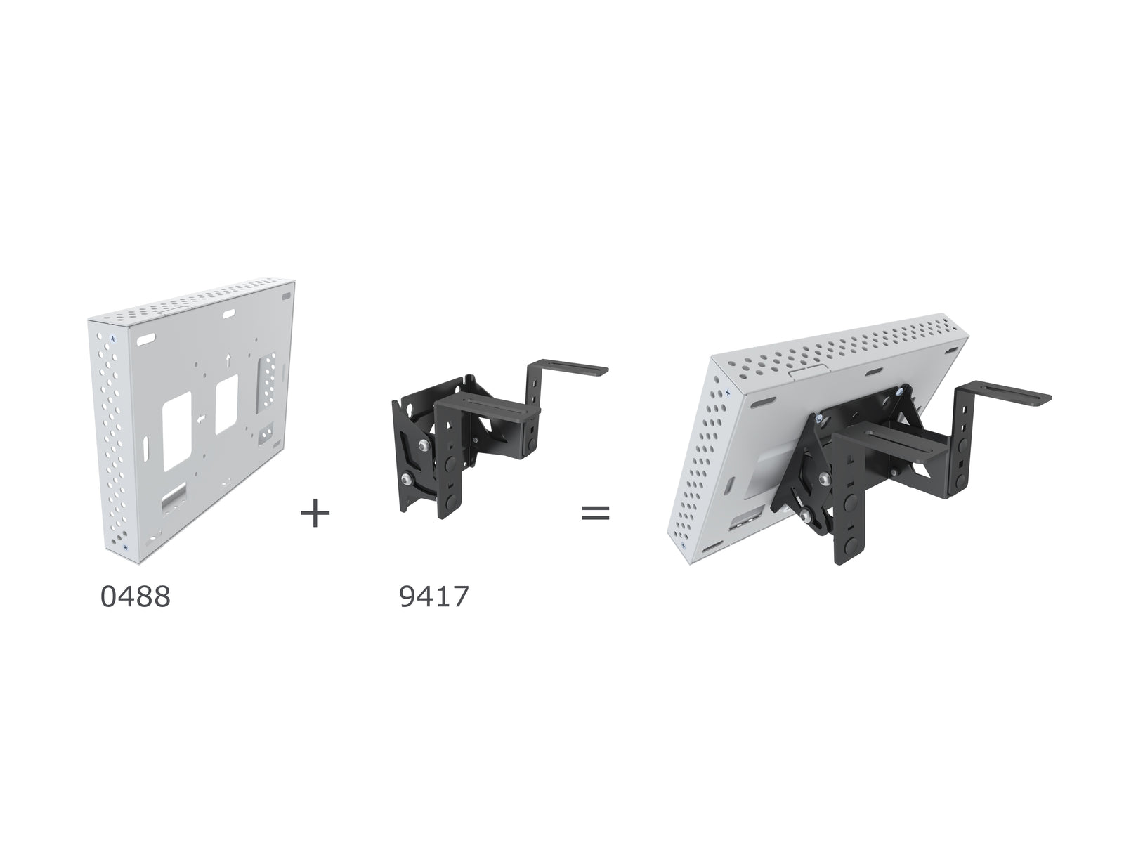 Multibrackets M Pro Series Enclosure Cisco Touch 10" White Signage Display Enclosures Multibrackets