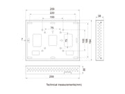 Multibrackets M Pro Series Enclosure Cisco Touch 10" White Signage Display Enclosures Multibrackets
