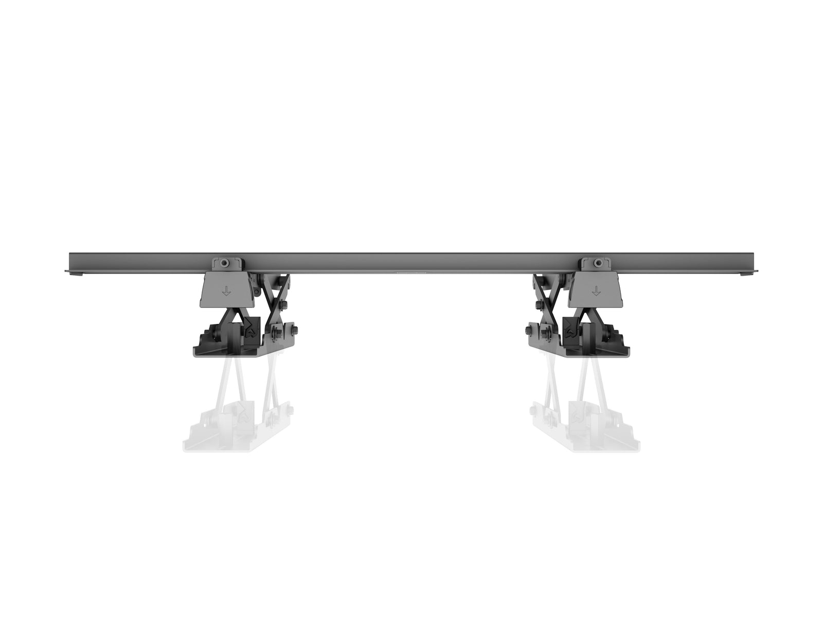 Multibrackets M Public Video Push TV Wall Mount - 40" to 70" Screen Wall Mount Bracket Multibrackets