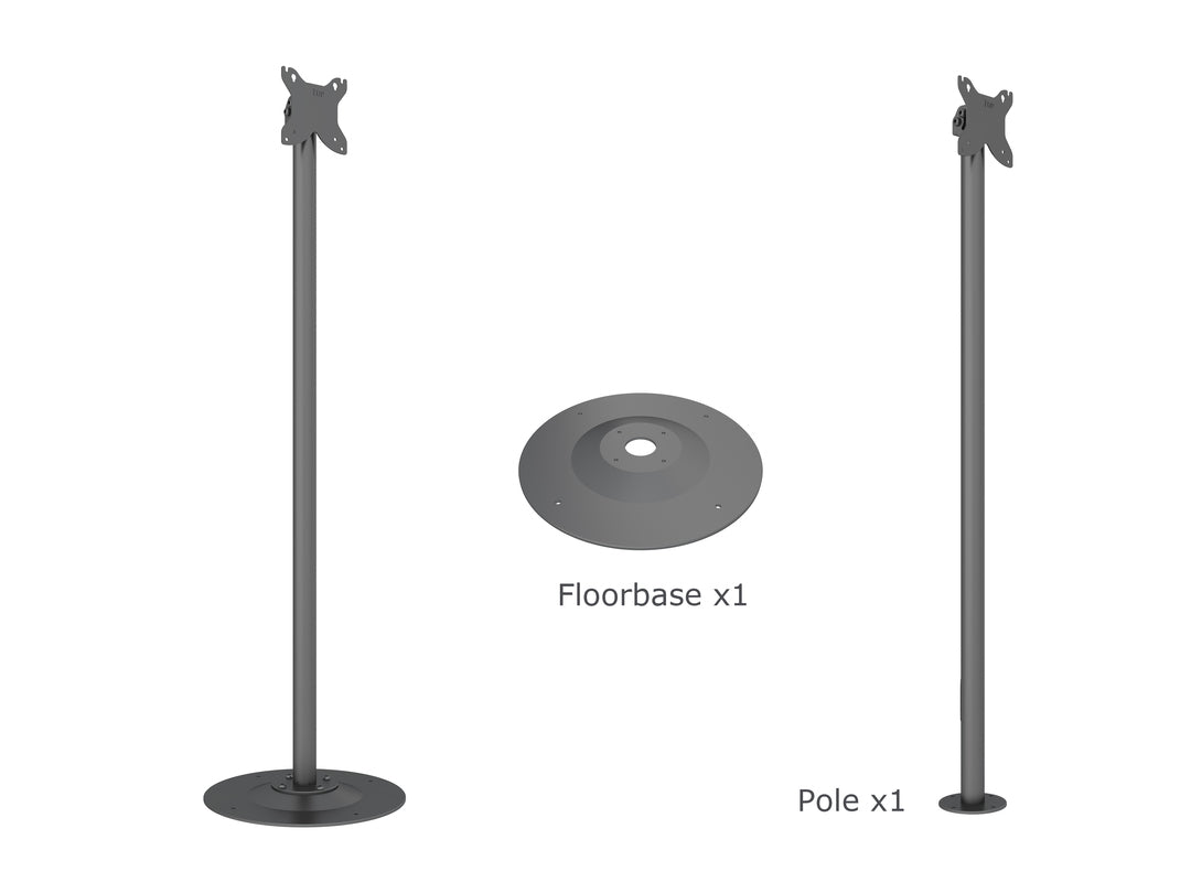 Multibrackets M Pro Series Single Pole Floorstands Floor Stand Multibrackets