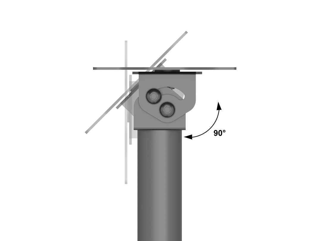 Multibrackets M Pro Series Single Pole Floorstands Floor Stand Multibrackets