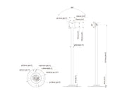 Multibrackets M Pro Series Single Pole Floorstands