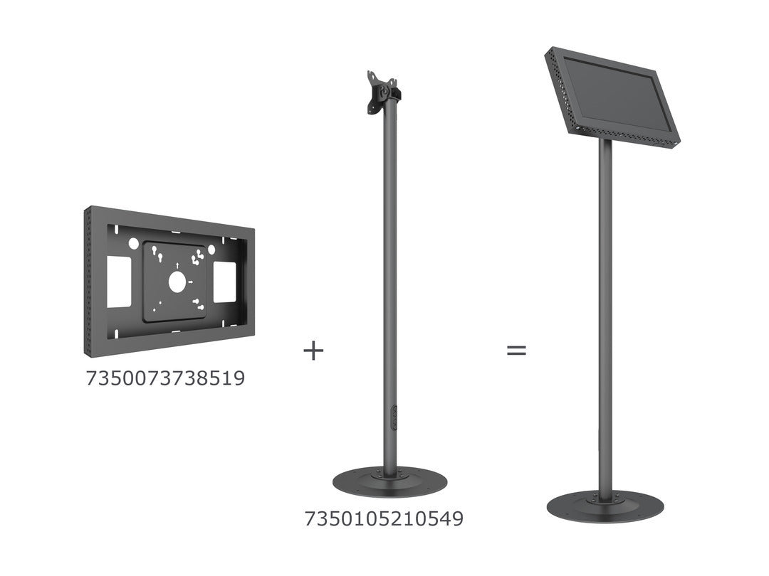 Multibrackets M Pro Series Single Pole Floorstands