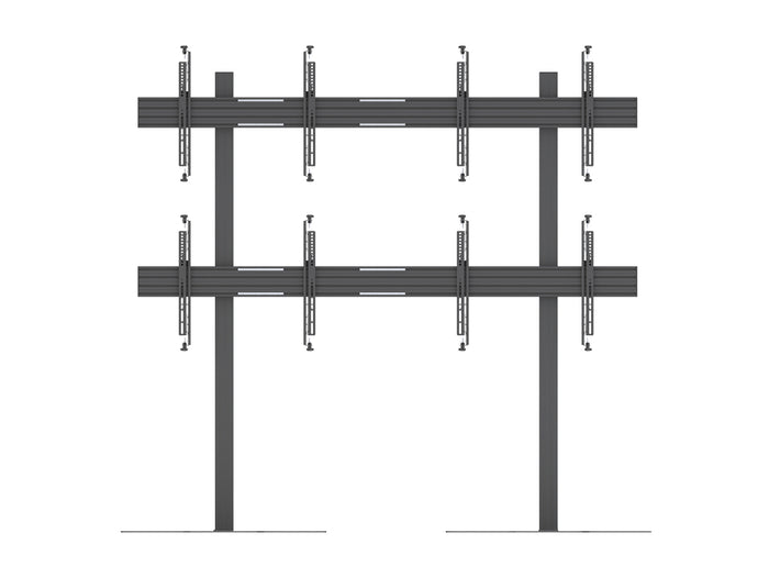 Multibrackets MBF2x2U M Pro Series Video Wall Stand - (32"-65") Floor Stand Multibrackets