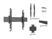 Multibrackets MBW1U Micro Adjustable M Wallmount Pro - (32" - 75") Wall Mount Bracket Multibrackets