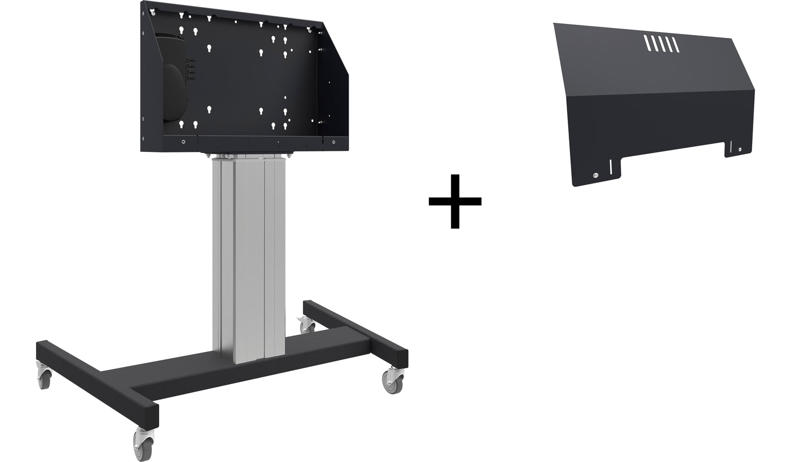 iiyama Floor Lift Large Format Display Mobile Trolley | MD 062B7275 A Motorised Trolley iiyama