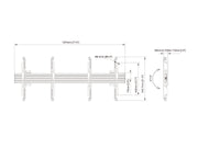 Multibrackets MBW2U Micro Adjustable M Wallmount Pro - (32"-65") Wall Mount Bracket Multibrackets