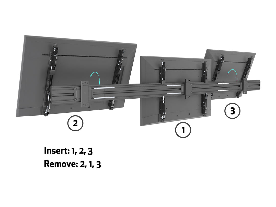 Multibrackets MBW3U Micro Adjustable M Wallmount Pro - (32"-75") Wall Mount Bracket Multibrackets